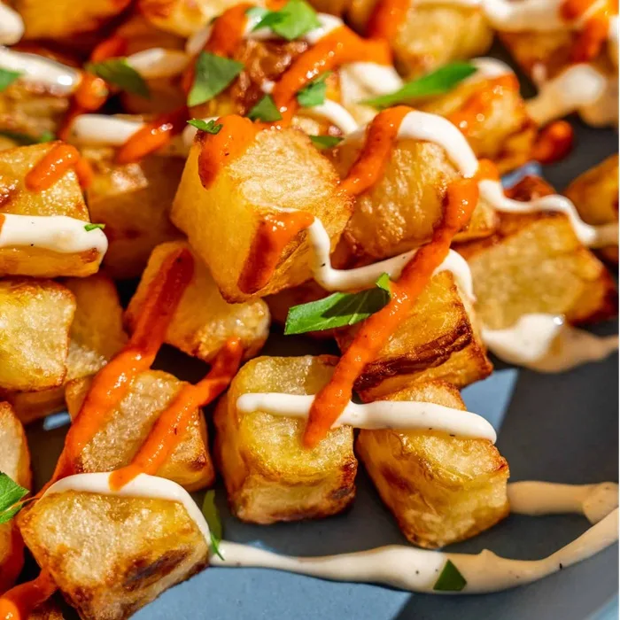 Airfryer Patatas Bravas