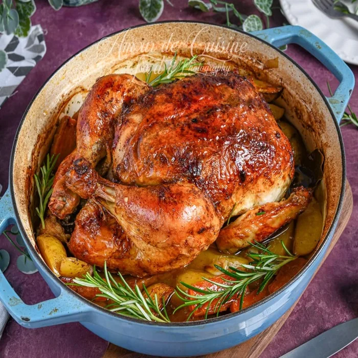 Algerijns Geroosterd Kipgerecht (Poulet Roti a l'Algerienne)