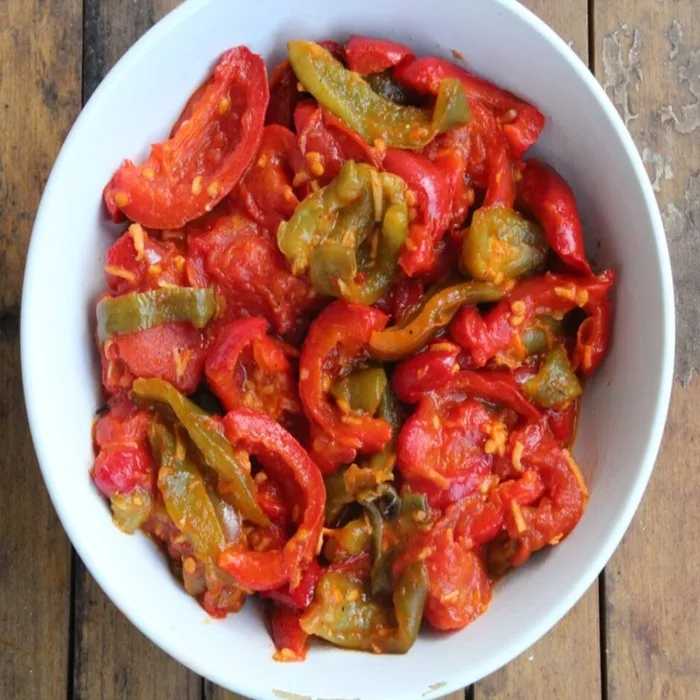 Algerijnse Flafla (Paprikasalade)