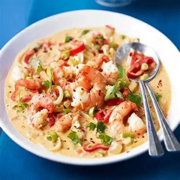Bahia-stijl Moqueca garnalenstoofpot