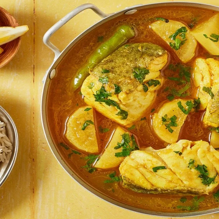 Bangladeshi Viscurry met Daikon