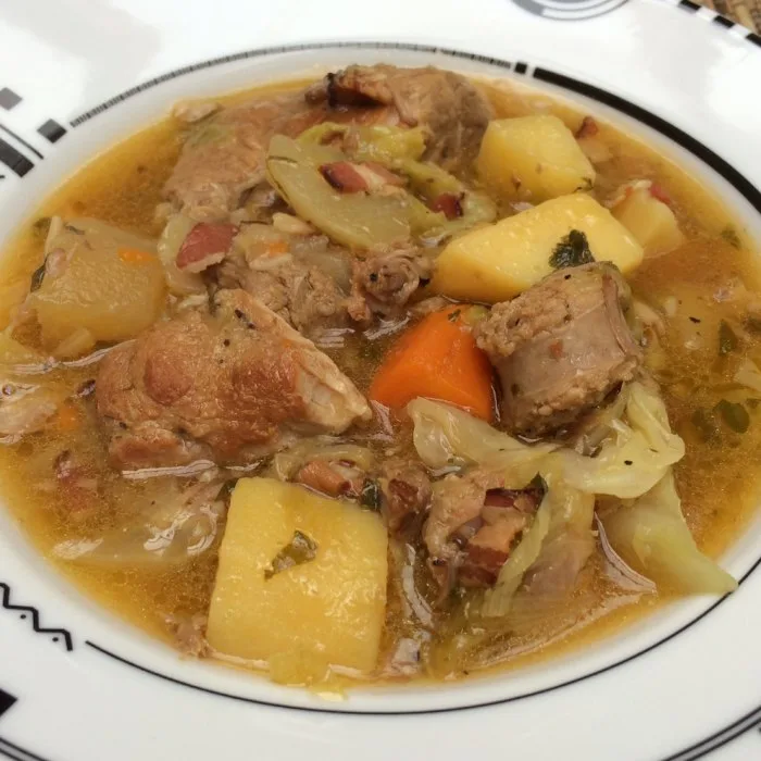 Gekookt Varkensvlees met Cider
