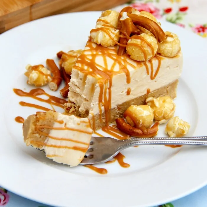 Gezouten Caramel Cheesecake