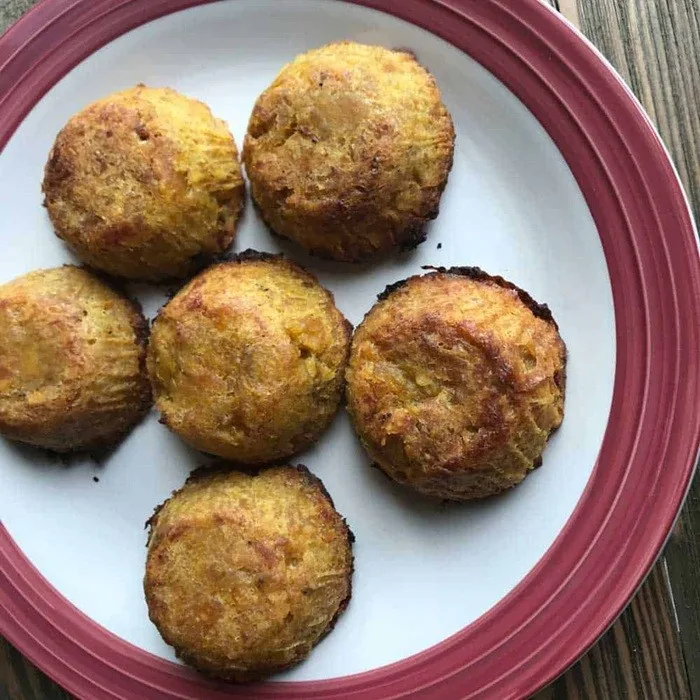 Glutenvrije Muffin van Bakbananen en Kokosroom