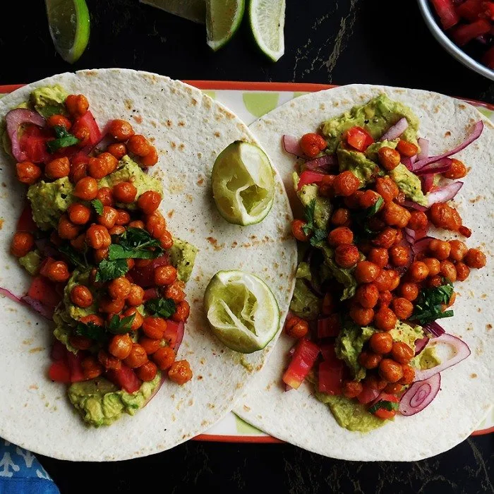 Kikkererwten Fajitas