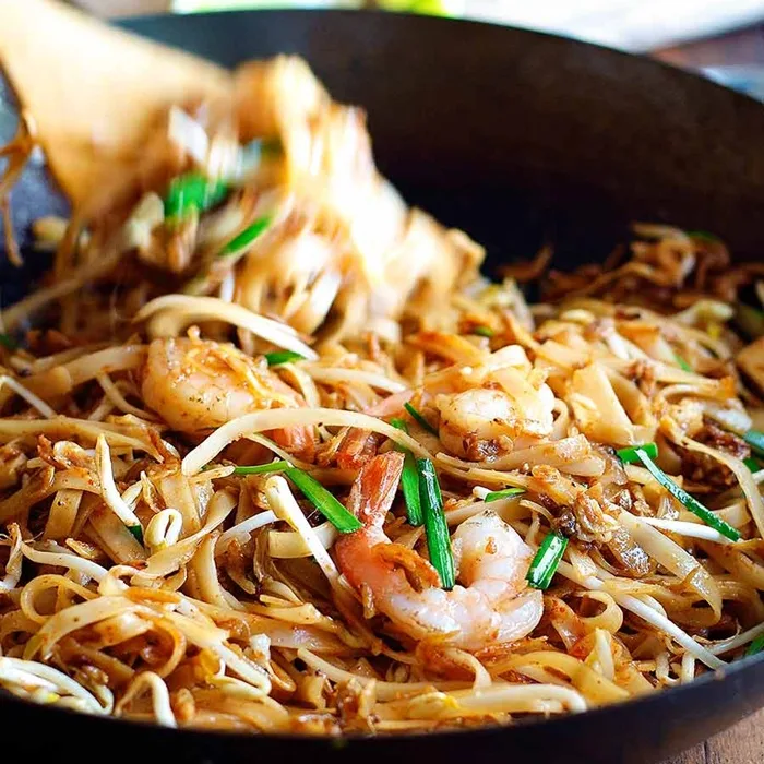 Pittige Thaise Garnalennoedels