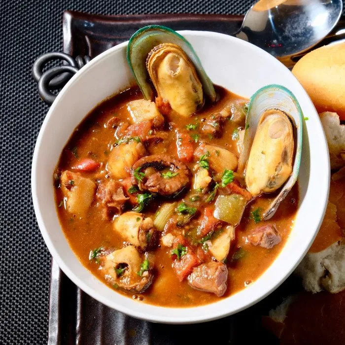 Portugese visstoofpot (Caldeirada de peixe)