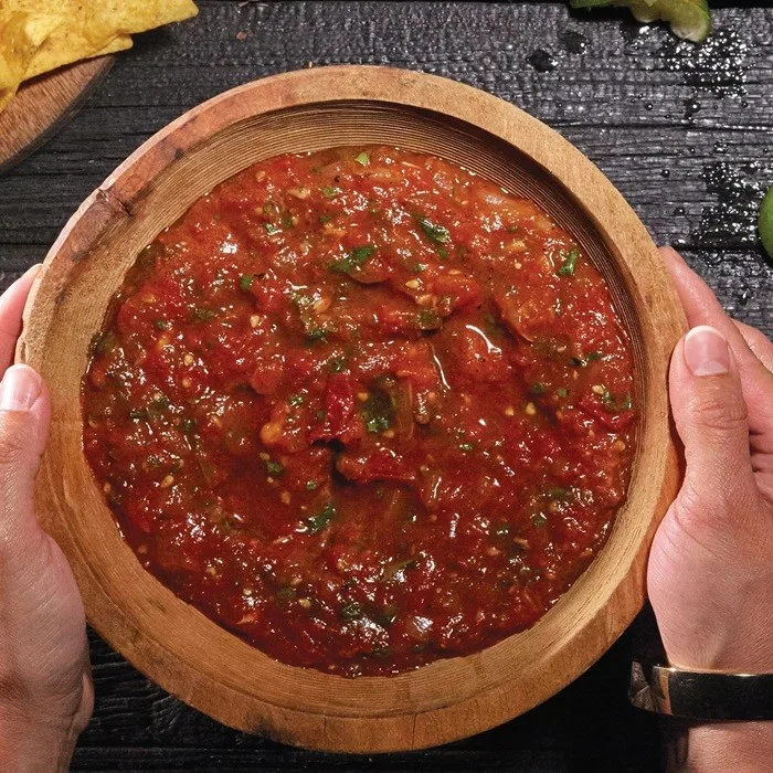 Rokerige tomaat-peper salsa