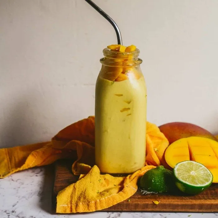 Romige mango smoothie
