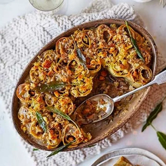 Rotolo met Paddenstoelen en Kastanjes