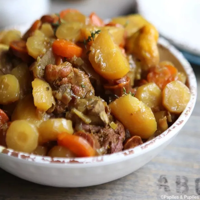 Tajine met Kip, Wortelen en Zoete Aardappelen