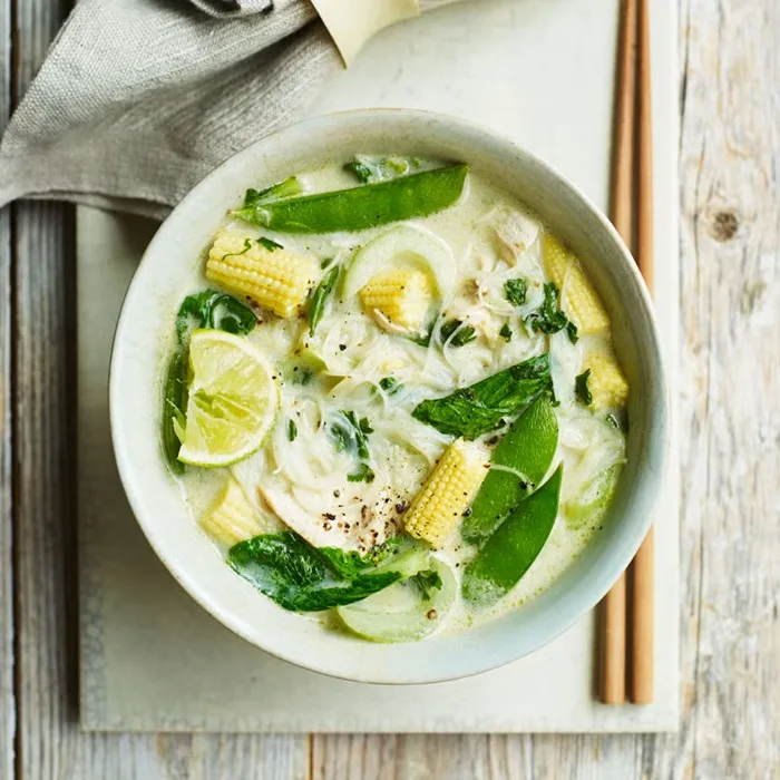 Thaise groene kippensoep