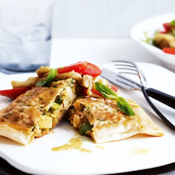 Tunisische Briks met Tonijn en Ei